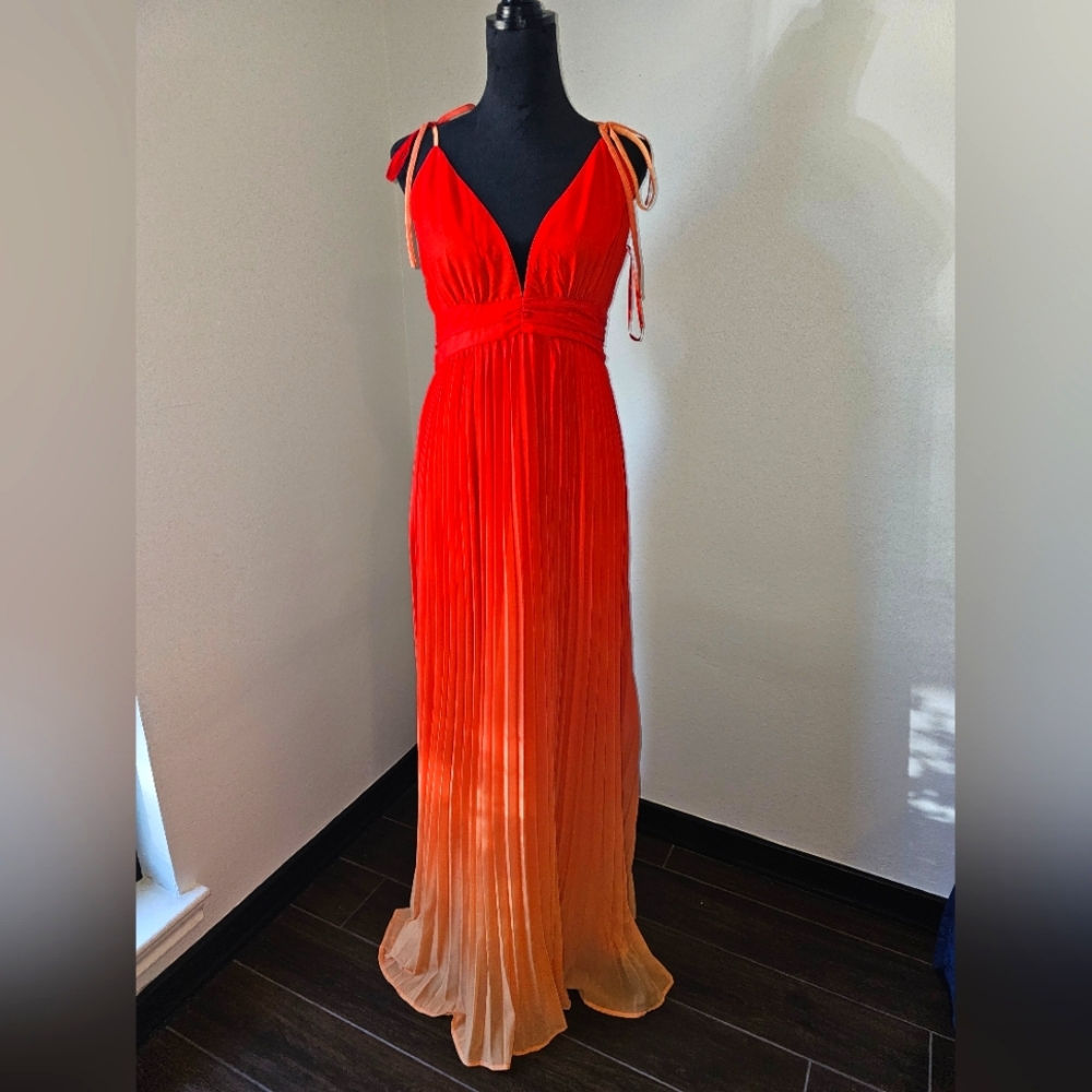 Caribbean Sunset Ombre Maxi Dress by Fashion Nova
